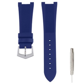 Czjiaqh Men's rubber watch strap compatible with Patek Philippe Nautilus 5711 1A010 5712 5712G 5726 5980 25mm sports silicone watch band Accessories Women's wristband bracelet