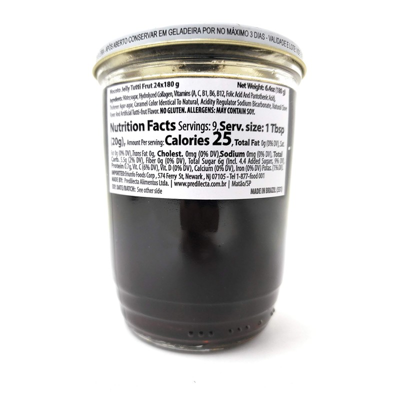 Predilecta Mocoto Multi-Fruit Flavored Jam (3 Pack, Total of 540g)