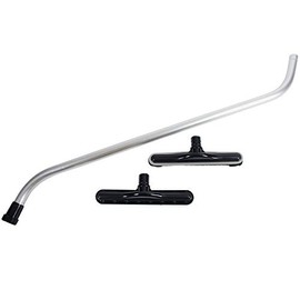 Cen-Tec Systems 94819 Commercial Cleaning Kit with 1-Piece Aluminum S-Wand and Vacuum Tools, 14-Inch, Black