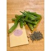 Clemson Spineless Okra Seeds, 100 Count, Non GMO Heirloom Garden