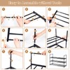 Mooisco 3-Tier Expandable Shoe Rack, Adjustable Metal Shoe Storage, Sturdy