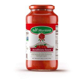 La San Marzano Arrabbiata Sauce 100% Made In Italy Tomato Pasta Sauce 24oz. (Pack of 1)