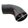 stax tools L Dust Port Fitting (100mm Diameter Elbow)