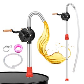55 gallon drum pump,hand barrel pump 55 gallon,oil pump for 55 gallon drum, Heavy-Duty Hand Pump For 15 To 55 Gallon Drums, Ideal For Transferring Heating Oil, Motor Oil, And Transmission Fluid