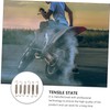 NOLITOY 6pcs Exhaust System Springs Fully Rotatable Rustproof Tension Springs