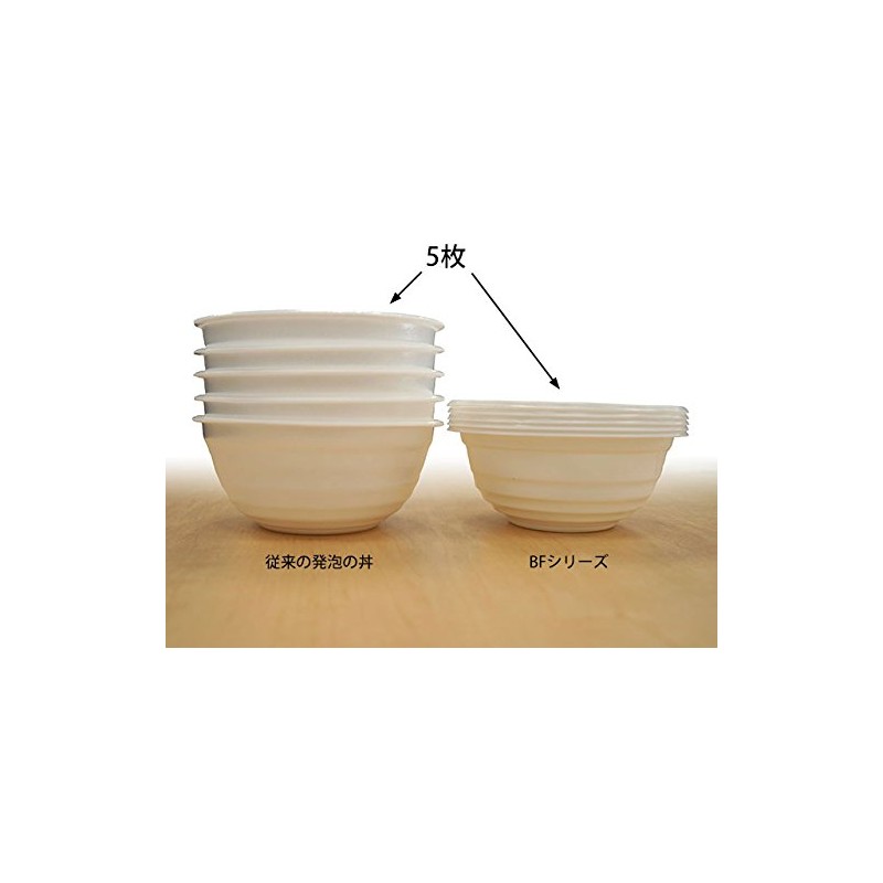 BF – 361 White Body Round 丼 Small 50 Pieces