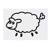'Sheep' Temporary Tattoo - Water Resistant, Skin-Safe, Non-Toxic Transfer (TO00034438)