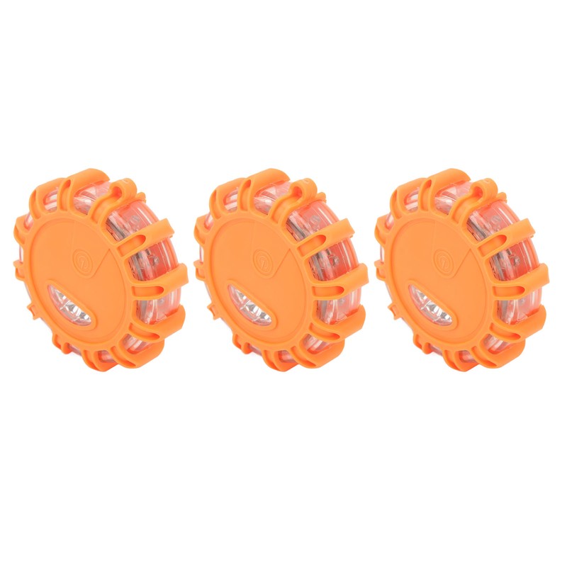3pcs LED Road Flares Light 9 Modes Waterproof Shock Resistant