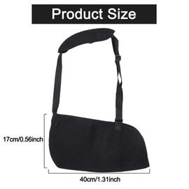 Leogony Arm Sling for Shoulder Injury and Broken Wrist, Lightweight Adjustable Sling for Arm Support and Elbow, Shoulder Sling Right & Left Arm（Average Size）