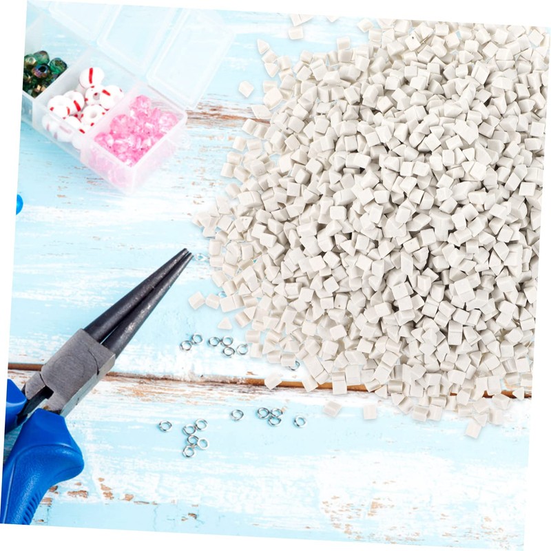 BUGUUYO Polishing Media Abrasive Ceramic Triangle Abrasive DIY Jewelry Tumbling