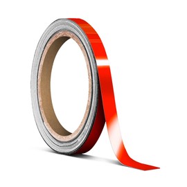 VViViD Vinyl Tape Pinstripe Red Reflective Gloss Adhesive Automotive Film (1/4" x 20ft)