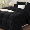 SunStyle Home Black Twin Size Comforter Sets - 5 Pieces