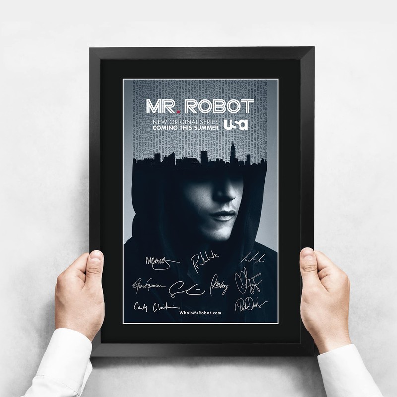 HWC Trading A3 FR Mr Robot Rami Malek Gifts Printed