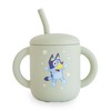 mushie x Bluey 100% Silicone Training Cup & Straw for