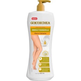 Crema Corporal Goicoechea con Árnica y Manzanilla, para Efecto Calmante e Hidratante, 400 ml
