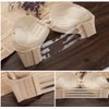 4 Piezas Extensores de Brasier Strapless Sostén Extensor con 3