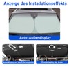 Sun Protection Car Windscreen, Foldable Windscreen Cover for Windscreen, 145