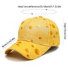 XYIYI Unisex Classic Cotton Baseball Cap Adjustable Baseball Cap, Yellow