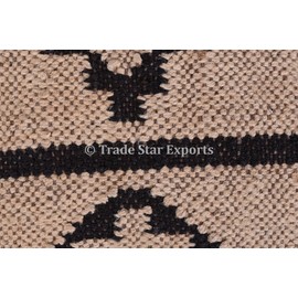 Kilim Pillow Cover, Vintage Square Cushion, Handwoven Pillow Case, Ethnic Pillow Cover 18 X 18, Indian Jute Cushions, Decorative Pillow Sham, Kelim Rug Cushion Cover, Home Decor Pillows (Pattern 7)