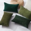 Set of 4 Green Topfinel Cushion Covers 30 x 50