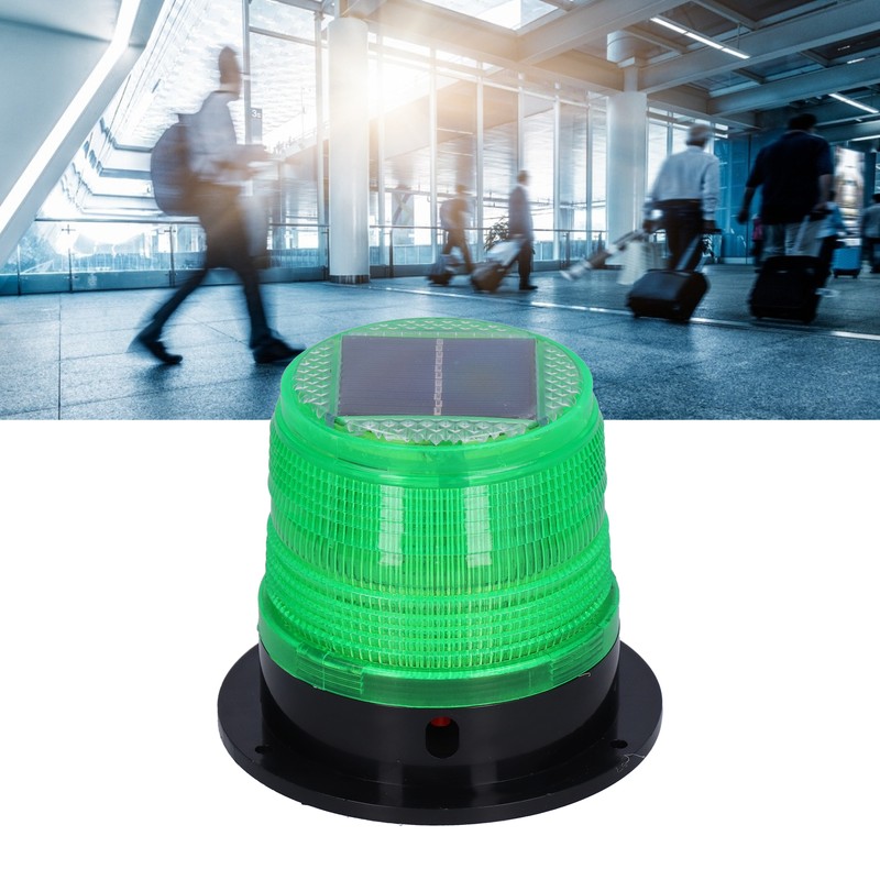 LED Solar Power Warning Flashing Light Strobe Light with Magnetic