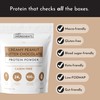 JUST INGREDIENTS Creamy Peanut Butter Chocolate Protein Powder – 30-ServingBlend
