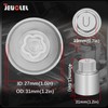 JEUCLEL Type U Wheel Locking Nut Key Compatible with Land