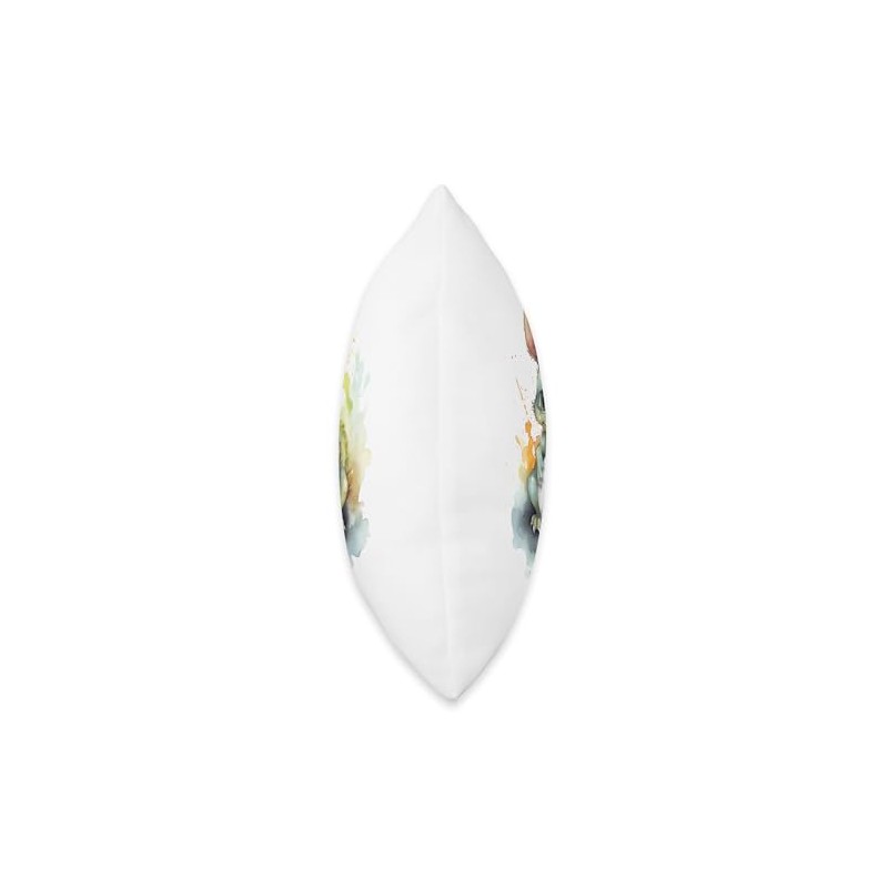 Cute dragon with an egg Throw Pillow