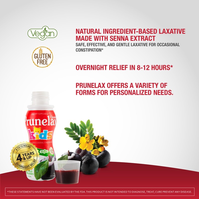 Prunelax Prunelax Ciruelax Natural Laxative Regular Liquid for Kids, 4.05