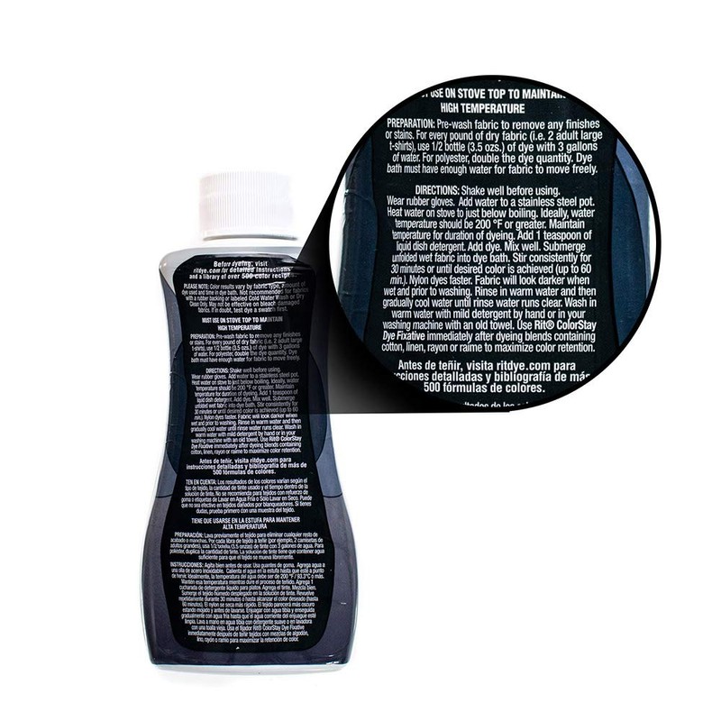 Synthetic Rit Dye More Liquid Fabric Dye – Wide Selection