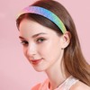 Tihebax Headband for Girls Women Rainbow Headband Sparkly Girls Headbands