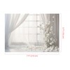 APROPHIC 2.1 x 1.5 m Photo Background, White Curtains with