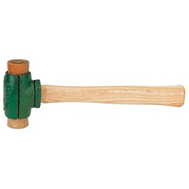 GARLAND MFG, 31002, SIZE 2 SPLIT-HEAD RAWHIDE HAMMER