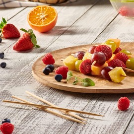 Comfy Package [Case of 5,000] 8 Inch Bamboo Wooden Skewers For Grilling, Shish Kabob, Fruits, Appetizers, and Cocktails