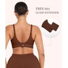 FeelinGirl Wireless Supportive Bra for Women, Seamless Comfort Bralettes No