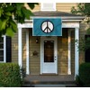 TTRNNHM Peace Symbol Flag 3x5 FT, World Peace Flag with