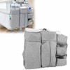MultiFunctional Baby Bed Hanging Storage Bag Baby Crib Bedside Diaper