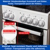 Cooker Child Lock Set, 6 Pack Button Covers, 1 Pack