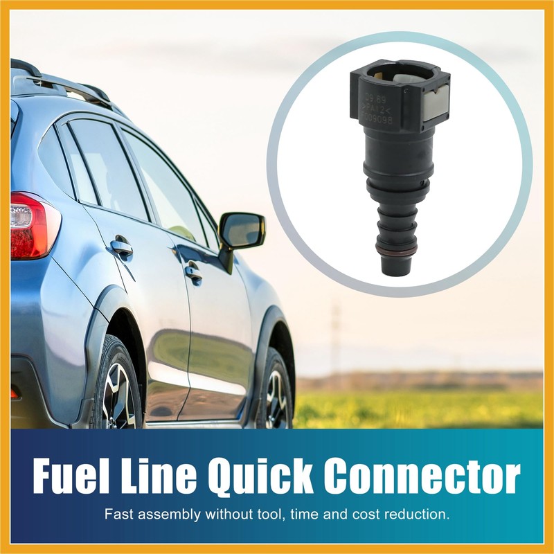 Partuto 9.89mm ID8 SAE 5/16" Fuel Line Hose Quick Release