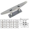 PRIOstahl Stainless Steel V4A Boat Clamp Stainless Steel 2-Hole 150
