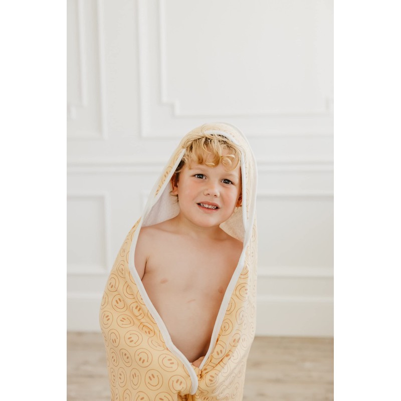 Copper Pearl Toalla de baño con capucha de punto prémium