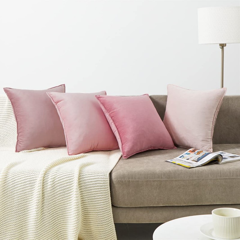 Topfinel Cushion Cover 17.7 x 17.7 inches (45 x 45