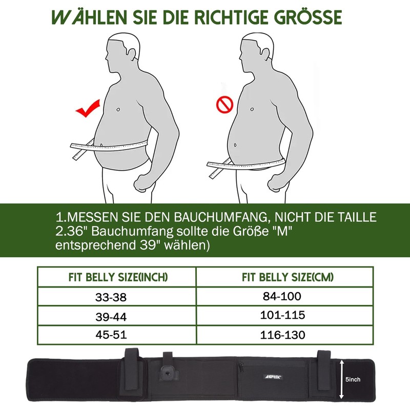 AGPtek Outdoor Sports Holster Tactical Stealth Belt Holster for Airsoft