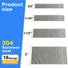 SimCos 18 Gauge 304 Stainless Steel Brad Nails 18 GA