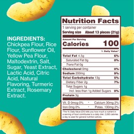 Hippeas Chickpea Puffs, Flavor Blast: White Cheddar Explosion, 0.75 Ounce (Pack of 18), 3g Protein, 2g Fiber, Vegan, Gluten-Free, Crunchy, Plant Protein Snacks