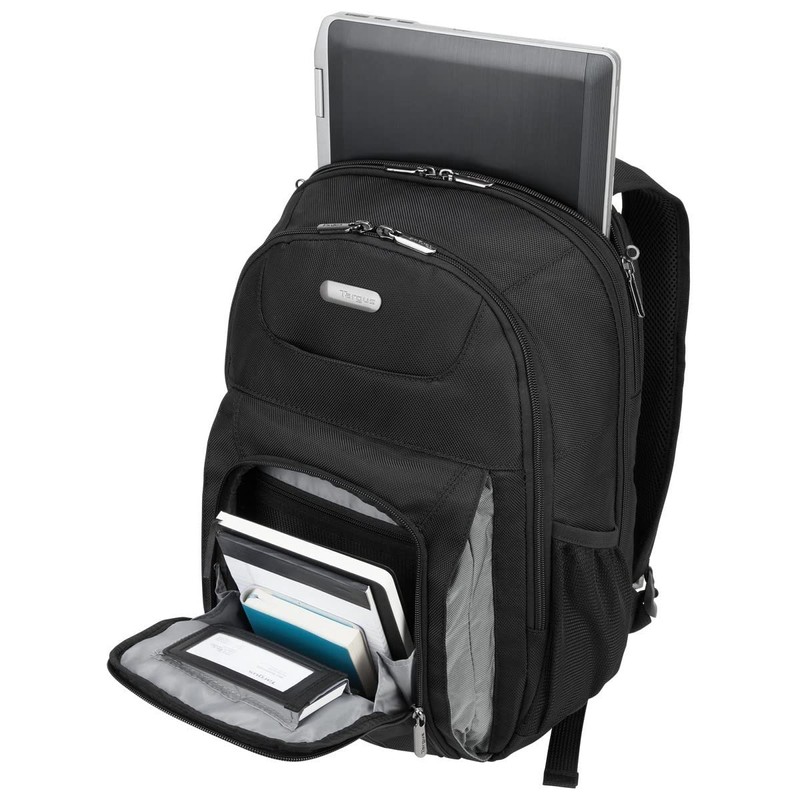 Targus Zip-Thru Carrying Case (Backpack) Notebook - Black