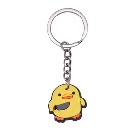 INSTITIZERDuck Keychain Cute Animal Keychain Accessories PVC Soft Rubber Keychain Accessories Pendant Bag Charms Birthday Party Favors Gift Classroom Themed Party Favors for Backpack