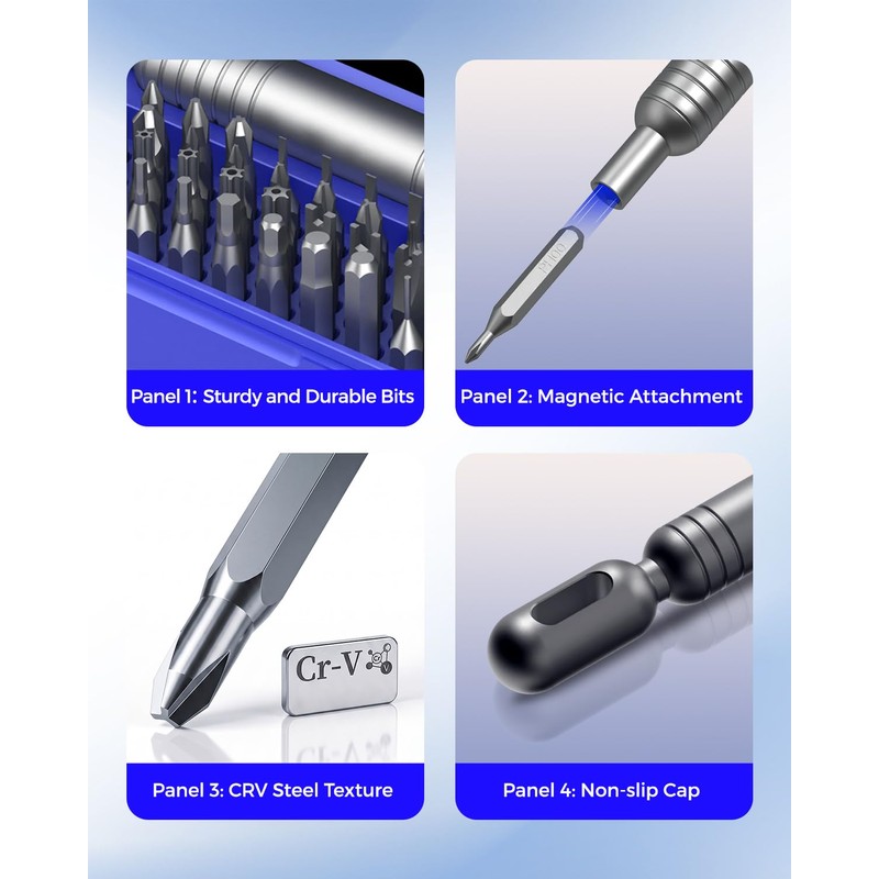 LIFEGOO 55-in-1 Precision Screwdriver Set Mini Magnetic Repair Tool Kit