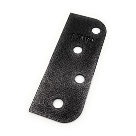 Door Hinge Shims (Set of 3) Hinge Spacer For Interior and Exterior Door Alignment - for 3.5", 4" and 4.5" Standard Hinges (1.5mm thick, Black, 4-inch)