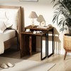 Giantex Nesting Coffee Table Set of 2, Stackable End Tables